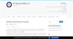 Desktop Screenshot of fc-pesch-1ah.de